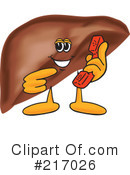 Liver Mascot Clipart #217026 by Mascot Junction