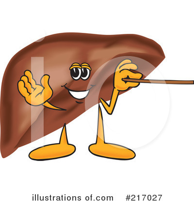 Liver Mascot Clipart #217027 by Toons4Biz