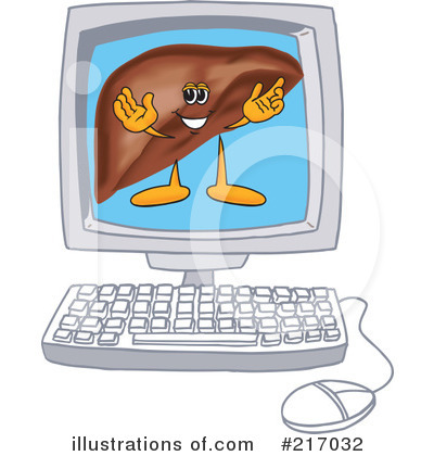 Liver Mascot Clipart #217032 by Toons4Biz