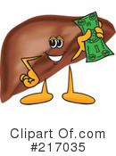 Liver Mascot Clipart #217035 by Mascot Junction