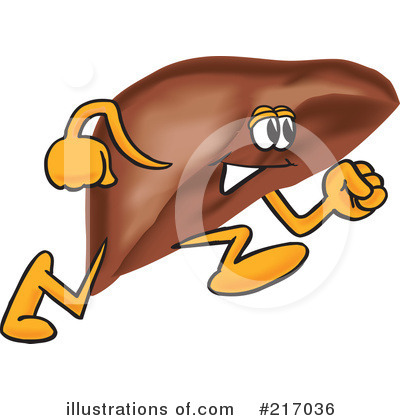 Liver Mascot Clipart #217036 by Toons4Biz