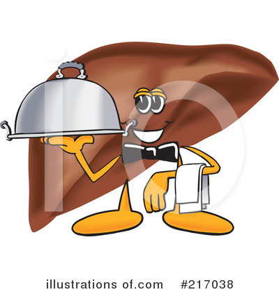 Liver Mascot Clipart #217038 by Toons4Biz