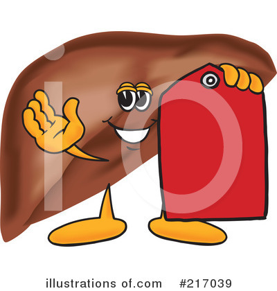 Liver Mascot Clipart #217039 by Toons4Biz