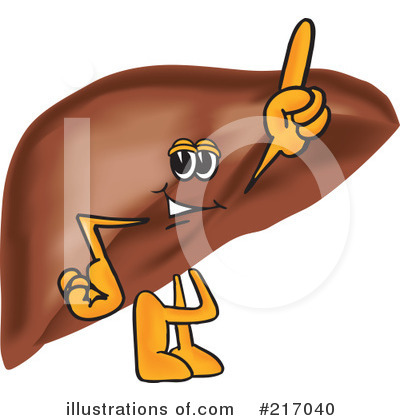 Liver Mascot Clipart #217040 by Toons4Biz