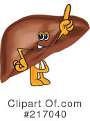Liver Mascot Clipart #217040 by Mascot Junction