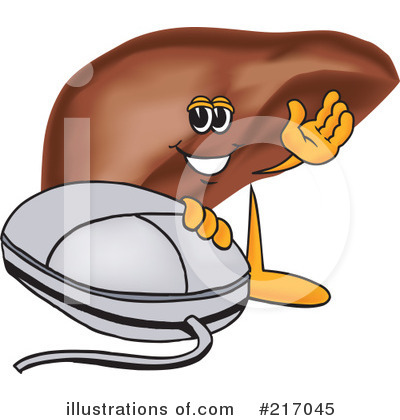 Liver Mascot Clipart #217045 by Toons4Biz