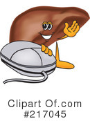 Liver Mascot Clipart #217045 by Mascot Junction