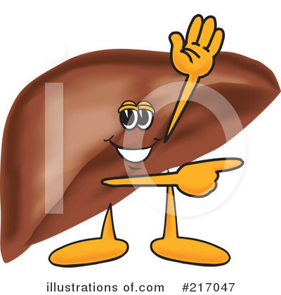 Liver Mascot Clipart #217047 by Toons4Biz