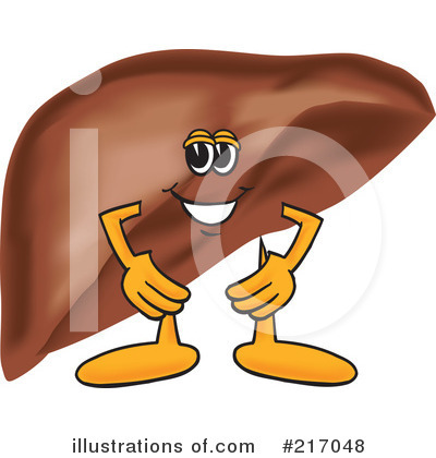 Liver Mascot Clipart #217048 by Toons4Biz