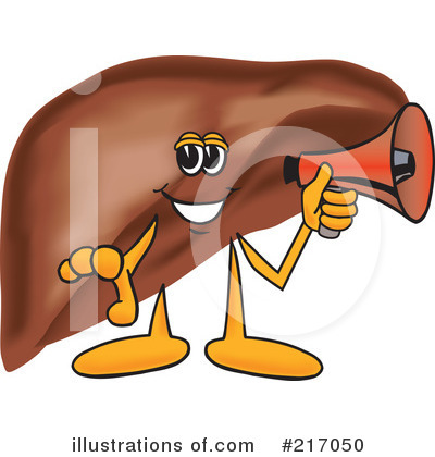 Liver Mascot Clipart #217050 by Toons4Biz