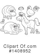 Livestock Clipart #1408952 by visekart