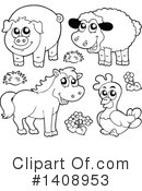 Livestock Clipart #1408953 by visekart