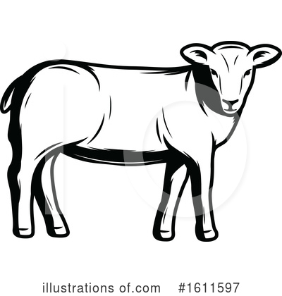 Sheep Clipart #1611597 by Vector Tradition SM
