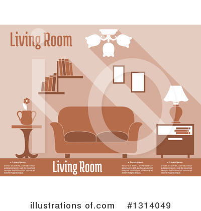 Living Room Clipart #1314049 by Vector Tradition SM