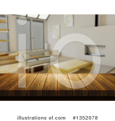Royalty-Free (RF) Living Room Clipart Illustration by KJ Pargeter - Stock Sample #1352078