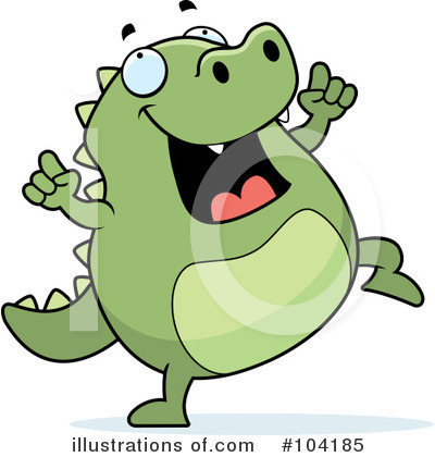 Royalty-Free (RF) Lizard Clipart Illustration by Cory Thoman - Stock Sample #104185