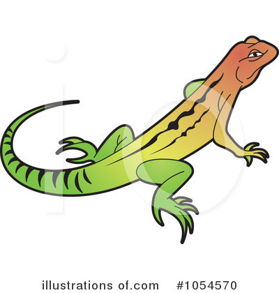 Royalty-Free (RF) Lizard Clipart Illustration by Lal Perera - Stock Sample #1054570