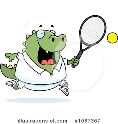 Tennis Clipart #1087367 by Cory Thoman