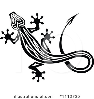 Royalty-Free (RF) Lizard Clipart Illustration by Vector Tradition SM - Stock Sample #1112725