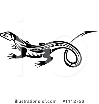 Royalty-Free (RF) Lizard Clipart Illustration by Vector Tradition SM - Stock Sample #1112726