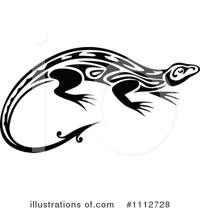 Royalty-Free (RF) Lizard Clipart Illustration by Vector Tradition SM - Stock Sample #1112728