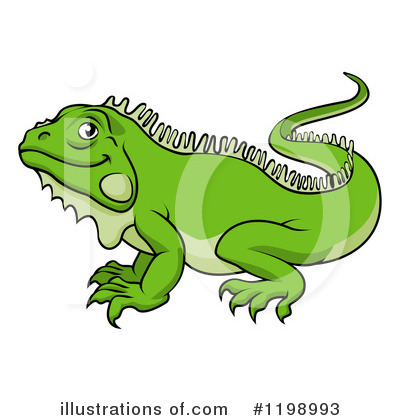 Iguana Clipart #1198993 by AtStockIllustration