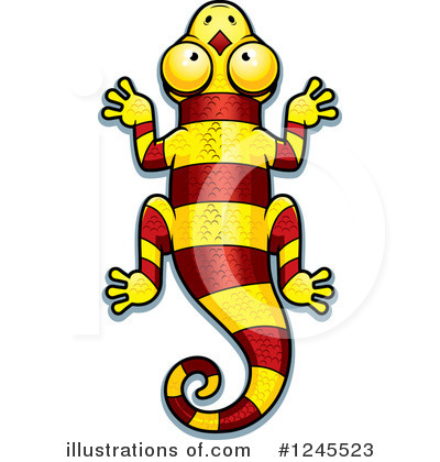 Royalty-Free (RF) Lizard Clipart Illustration by Cory Thoman - Stock Sample #1245523