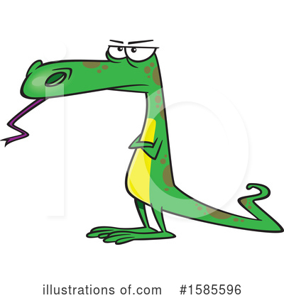 Dinosaur Clipart #1585596 by toonaday