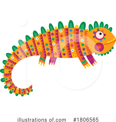 Royalty-Free (RF) Lizard Clipart Illustration by Vector Tradition SM - Stock Sample #1806565