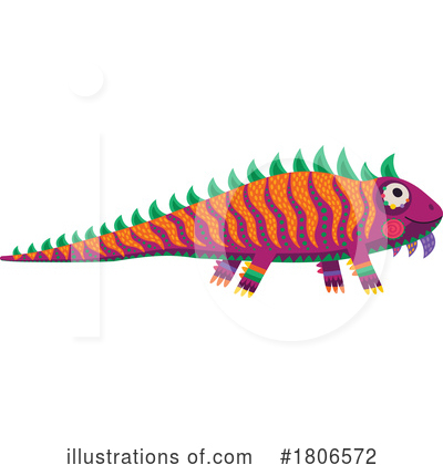 Royalty-Free (RF) Lizard Clipart Illustration by Vector Tradition SM - Stock Sample #1806572