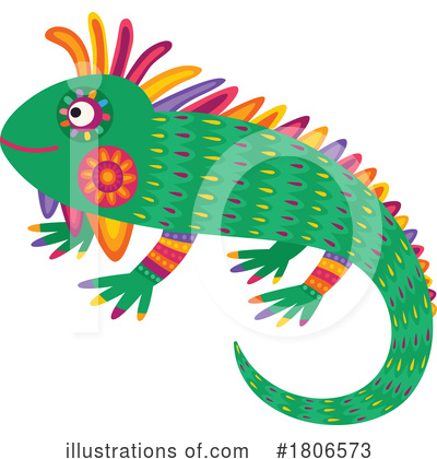 Royalty-Free (RF) Lizard Clipart Illustration by Vector Tradition SM - Stock Sample #1806573