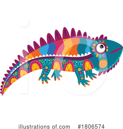 Lizard Clipart #1806574 by Vector Tradition SM