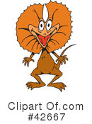 Lizard Clipart #42667 by Dennis Holmes Designs