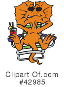 Lizard Clipart #42985 by Dennis Holmes Designs