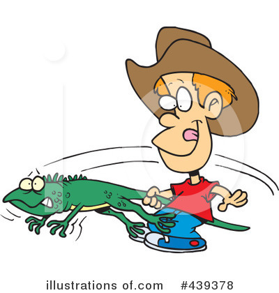 Royalty-Free (RF) Lizard Clipart Illustration by toonaday - Stock Sample #439378