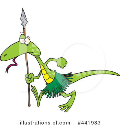 Royalty-Free (RF) Lizard Clipart Illustration by toonaday - Stock Sample #441983