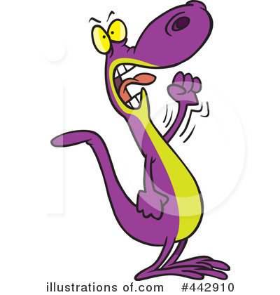 Royalty-Free (RF) Lizard Clipart Illustration by toonaday - Stock Sample #442910
