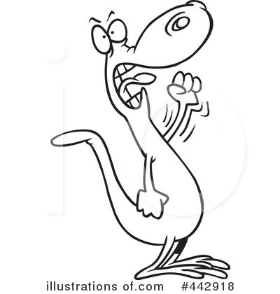 Royalty-Free (RF) Lizard Clipart Illustration by toonaday - Stock Sample #442918