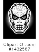 Lizardman Skull Clipart #1432587 by Cory Thoman