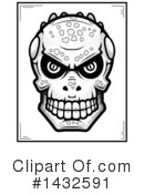 Lizardman Skull Clipart #1432591 by Cory Thoman