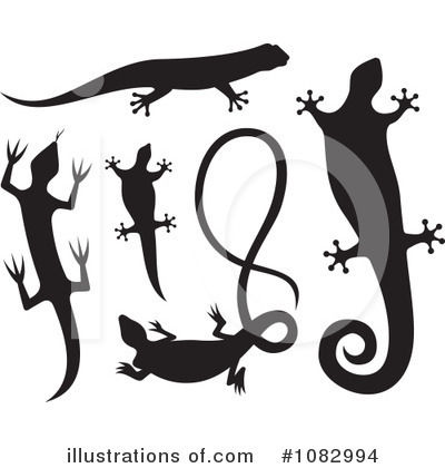 Royalty-Free (RF) Lizards Clipart Illustration by Any Vector - Stock Sample #1082994