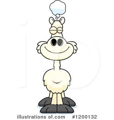 Royalty-Free (RF) Llama Clipart Illustration by Cory Thoman - Stock Sample #1200132