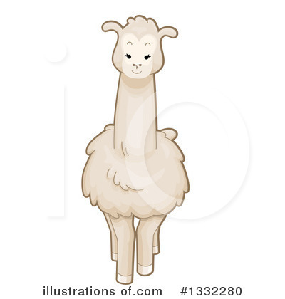 Royalty-Free (RF) Llama Clipart Illustration by BNP Design Studio - Stock Sample #1332280