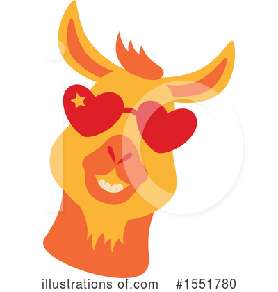 Llama Clipart #1551780 by Cherie Reve