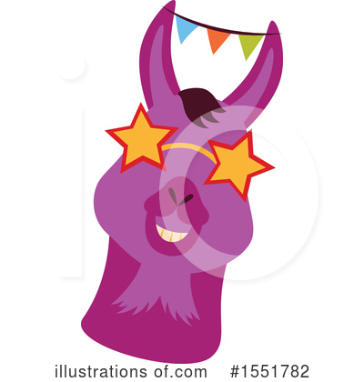 Royalty-Free (RF) Llama Clipart Illustration by Cherie Reve - Stock Sample #1551782