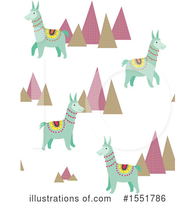 Royalty-Free (RF) Llama Clipart Illustration by Cherie Reve - Stock Sample #1551786