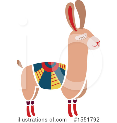 Llama Clipart #1551792 by Cherie Reve
