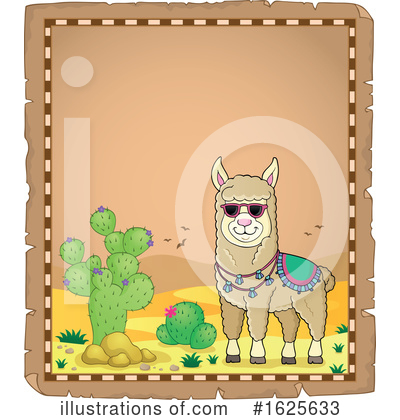 Royalty-Free (RF) Llama Clipart Illustration by visekart - Stock Sample #1625633