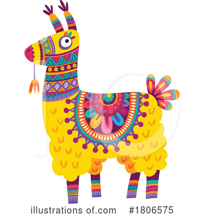 Royalty-Free (RF) Llama Clipart Illustration by Vector Tradition SM - Stock Sample #1806575