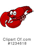 Lobster Clipart #1234618 by Vector Tradition SM